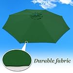 Strong Replacement Patio Umbrella Canopy Cover for 11.5ft 8 Ribs Umbrella (Canopy ONLY) - Image 3