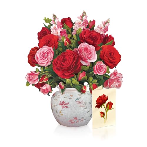 Freshcut-Paper-Pop-Up-Cards-Blooming-Roses-12-Inch-Life-Sized-Forever-Flower-Bouquet-3D-Popup-Greeting-Cards-Valentines-Day-Anniversary-Card-Blank-Notecard-Envelope Freshcut Paper Pop Up Cards Blooming Roses 12 Inch Life Sized Forever Flower Bouquet 3D Popup Greeting Cards Valentines Day Anniversary Card Blank Notecard Envelope