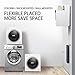 CTT 3.5 Cu. Ft. Clothes Dryer, 1500W Electric Dryers for Clothes, 110V Electric Clothes Dryer with Stainless Steel Drumble for 13.2 lbs. with 4 Automatic Drying Modes (White)