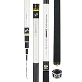 Unsere Teleskop-Angelruten bestehen aus hochdichter Kohlefaser, die langlebig, leicht und einfach zu fischen ist! Wenn Sie es nicht brauchen, verkleinern Sie es auf das kürzeste. Dadurch können Sie viel Speicherplatz sparen.