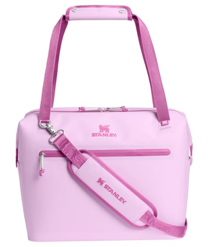 Stanley Bolsa térmica macia All Day Julienne Max e lancheira de 20 litros | Cooler de 30 latas com alças e alça | permanece frio por um dia | Bolsa de viagem isolada com zíper | Sem BPA | Orquídea