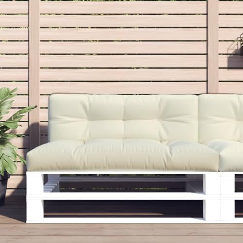 Genérico Cojín para sofá de palets Tela Crema 120x40x12 cm,Casa y jardín,Decoración,Cojines para sillas y sofás,Crema,360625
