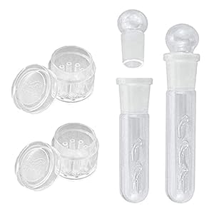 PhoenixDN 4 Stuks Planaria Trap, Planaria Worm Catch, Planaria Trap Clear Crystal Glass, Dubbele en Drie Gaten + 8 Gaten…