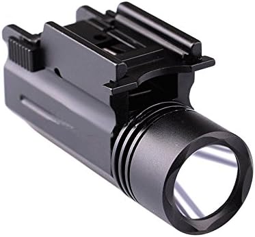 Gadgetmann Handgun Lights Handgun Scope Lights Scope Sights LED Strobe Tactical Flashlight Lights for Weaver/Picatinny Rail 20mm QD Mount