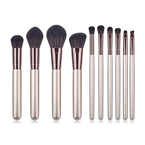 Preisvergleich Produktbild Afunti Make Up Pinsel Set 10pcs Professionelles Mattrosegoldenes Schminkpinsel Kosmetikpinsel