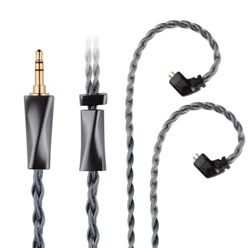 FAAEAL IEM Cable, 8N Silver-Plated Copper