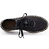 Alexis Leroy Men's Lace Up Canvas Flat Espadrilles Black 8 UK #5