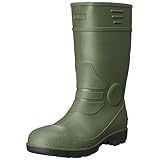 [キタ] 安全長靴 作業長靴 メガセーフティ 丈夫なPVC一体成型モデル KR-7450 グリーン JP 28.0(28cm)