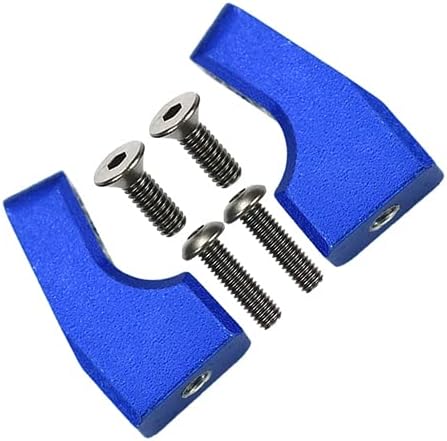 GPM For Team Losi 1/18 Mini-T 2.0 2WD Stadium Truck Upgrade Parts Aluminum Servo Mount - 6Pc Set Blue
