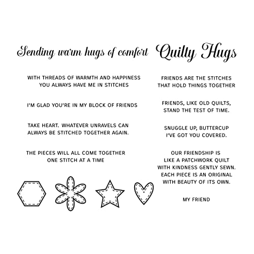 SPELLBINDERS Quilty Hugs Sentiments, One - Image 3