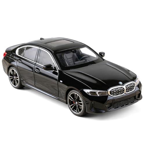 BDTCTK 1:24 BMW M3 Car Model, Pull Back Die-cast Toy Car with Sounds＆Lights for Kids Boys Girls and Adults, Gift Black.