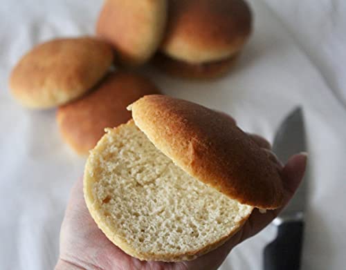 Ketobakes Zero Carb Bread Mix - 0G Net Carbs - Clean Keto And Gluten Free Buns Baking Mix - Easy To Bake - No Starches - Makes 8 Buns (8.6Oz Mix) - Non-Gmo, Dairy Free, Wheat Free Bread, Diabetic Friendly (6 Pack) #TOP7