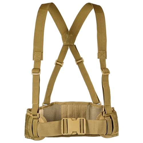 Ceinture de combat Molle avec bretelles en X anti-fatigue pour le tir extérieur