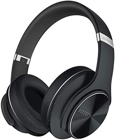 DOQAUS Bluetooth Headphones Over Ear, [52 Hrs Playtime] Wireless Headphones, 3 EQ Modes, Foldable Hi-Fi Stereo Bass Headphones, Soft Memory Protein Earmuffs, Built-in Mic  Wired Mode for Phone/PC/TV