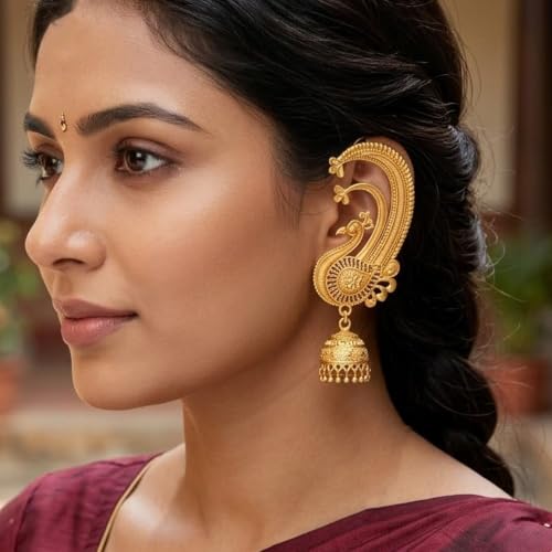 Image of JFL - Jewellery for Less Gold Plated Copper Earrings For Women