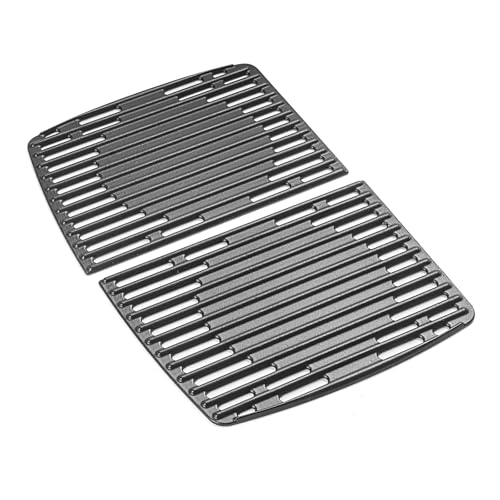 Vnierxful Gusseisen Grillrost für Enders Explorer, Enders Urban, Explorer, Explorer Pro Gasgrill, 32CM Massives Gussrost Zubehör 2 Stück für Gasgrill