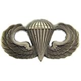 U.S. Army Basic Jump Wings Parachutist Pin - Mini Oxidized Finish