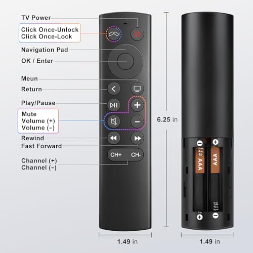 Replacement Remote Control for Apple TV 4K/HD(NOT Siri & Voice Control) 1-Year Warranty — view 8
