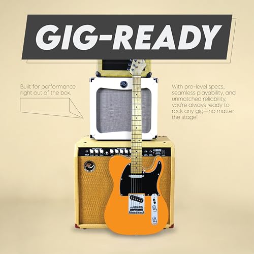 Rj Guitars RJBEB3 Basic Electrics Broadcaster Full Size 39 Inch Solid Body Electric Guitar thumb #8