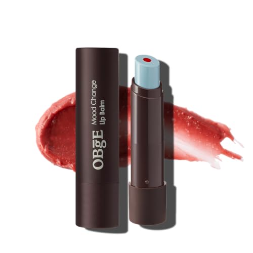 OBgE Moisturizing Tinted Lip Balm - Natural Color-Changing Lip Moisturizer for Dry Lips All-Day Hydration Lip Care Chapstick with Beeswax Long-Lasting & Natural Finish Korean Beauty 0.1 oz