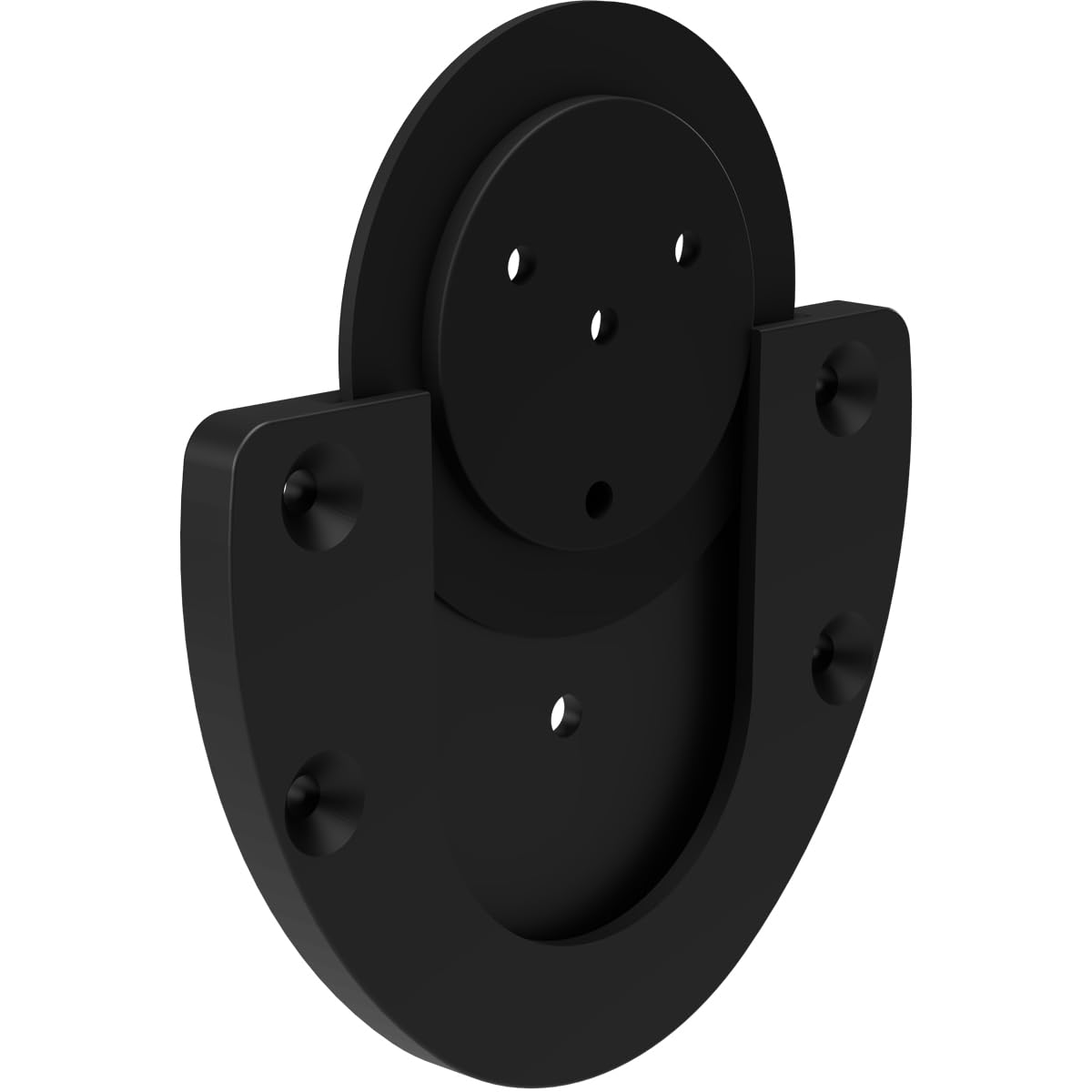 Bull's Advantage Black Dartboard – Offizielles Turnier Steeldart Board, Schwarzes Sisal Profi Dartboard, Ultra Haltbar