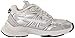 Ash Women's Race Fashion Sneaker-Stylish, Comfortable, Lightweight Casual Shoe, Silver/Pearl, 5