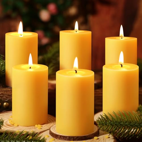 2x3in Beeswax Pillar Candles