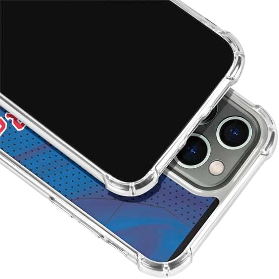 Skinit Clear Phone Case Compatible with iPhone 15 Pro Max - Officially Licensed NHL New York Rangers Home Jersey Design