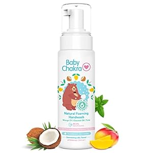 BabyChakra 100% Natural Foaming Handwash for Infants & Kids, 99.9% Germ Protection & Baby-Safe Certified, Goodness of…