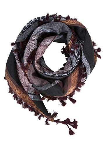 Image of Merewill Cotton Shemagh Tactical Desert Wrap Keffiyeh Head Neck Arab Scarf For Men 49 inchx49 inch