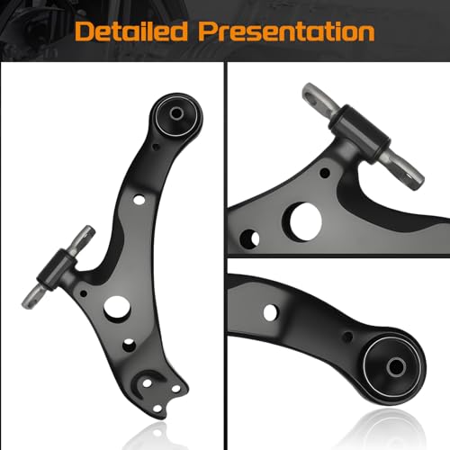 Front Lower Control Arm & Lower Ball Joints Compatible with Lexus ES300 2002-2003, ES330 RX330 2004-2006, RX350 2007-2009, RX400h 06-08, Toyota Camry 2002-2006, Highlander 2004-2007, Solara 2004-2008 by BRTEC - Used condition - Image 6