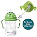 b.box Sippy Cup Replacement Straw Pack | Includes 1 Standard Straw, 1 Weighted Straw, and 1 Cleaning Brush | Fits b.box Sippy Cups