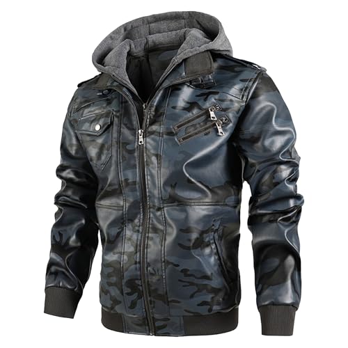Manteau aviateur à capuche chaud contre le vent d'hiver en taille M