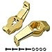 1Pair Brass Front C-Hubs Carrier Weights Caster Blocks Upgrades for TRX-4 1/10 RC Crawler, Replace 8232
