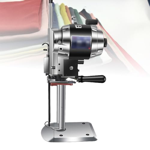 Vertical Electric Cloth Cutter with LED and Stable Base