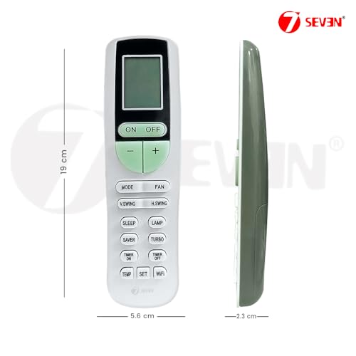 Image of 7SEVEN Compatible Air Conditioner remotes for Original Voltas WiFi AC Remote Control Suitable for 1 1.5 2 ton Split or Window ac - Match Exactly with Old Model 133B Remote for Better Performance