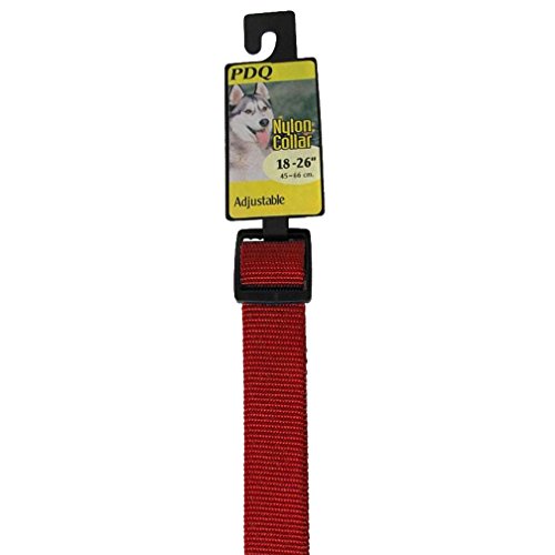 Collar ajustable rojo 18-26 in miniatura 2