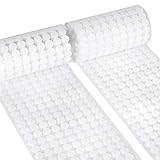 Self Adhesive Dots,1500pcs(750 Pairs) Strong Adhesive 0.39 inch Diameter Sticky Back Hook Nylon, Loop Dots with Waterproof Sticky Glue Tapes, Suitable for Classroom, Office, Home