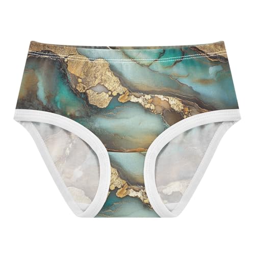 Cotton Panties Breathable Triangle Panties Organic Underpants for Young Girls in Sizes 2T-8Y