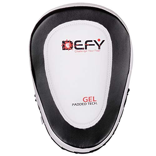Defy Gel Padded Punch Mitts Boxing Pads Focus Mitts Punching Mma Hook And Jab Curved Training Kickboxing, Striking, Muay Thai Martial Arts Focus Pad #TOP1