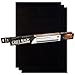 Grill Magic Black Non-Stick Oven Liners (Set of 3) - Extra Thick Protective Mat - Easy to Clean Fiberglass Coating - Fda aproved. 16.25-inch by 23 inch