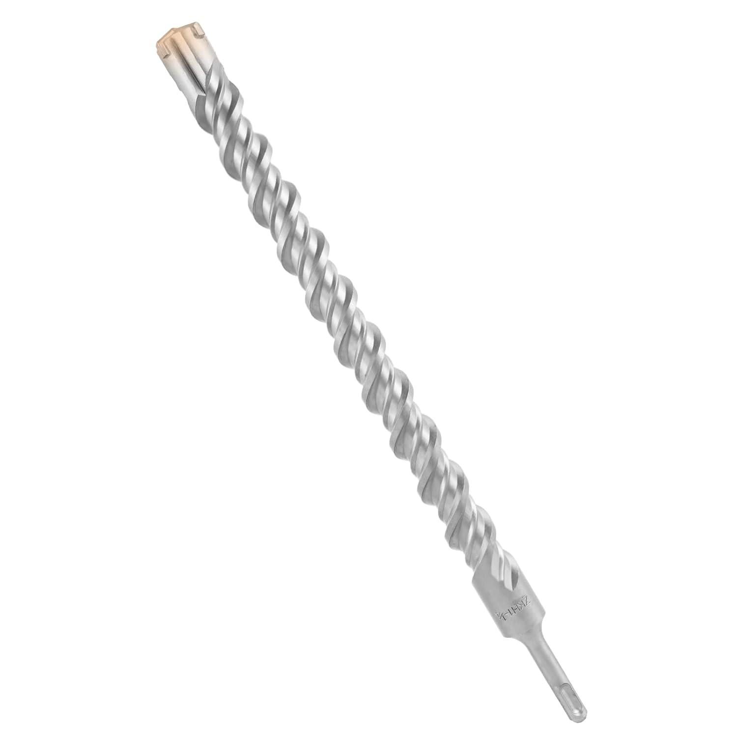 ZKH 1-1/4" x18" SDS Plus Rotary Hammer Drill Bit, 4 Cutter Crossed-Tipped, Wide Double Flute, Precise Fast Drilling, 40CR, Carbide Tipped SDS Plus Bit for Brick, Stone, Concrete 1-1/4" x16" x18"