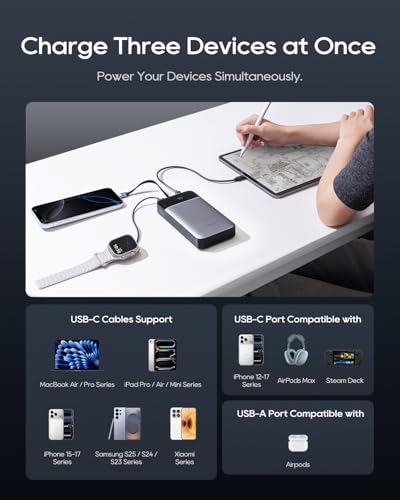 100W USB-C Power Bank for Laptop