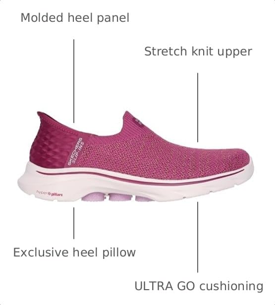 Image of Skechers Women's Go Walk 7 Springtime Hands Free Slip-Ins Sneaker | Walking Shoes