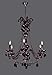 Classic Lighting 82016 SJT Monte Carlo Elite, Crystal, Chandelier, 28" x 28" x 35", Black