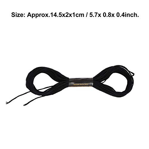 EXCEART Kit de Fio Dental para Bordar Linhas de Ponto Cruz Preto Linhas de Costura de Algodão Bobina