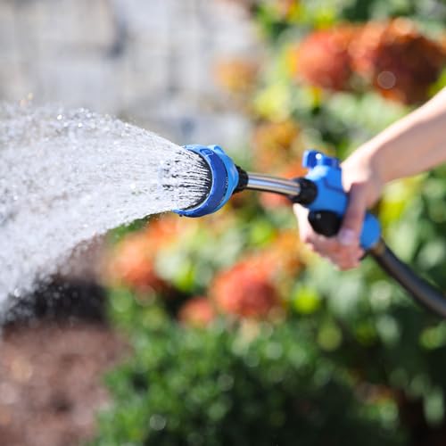 Sprout 65105-AMZ 8-Pattern 15" Watering Wand and QuickConnect Product Adapter Amazon Bundle, Blueberry Blue by Sprout - Image 6