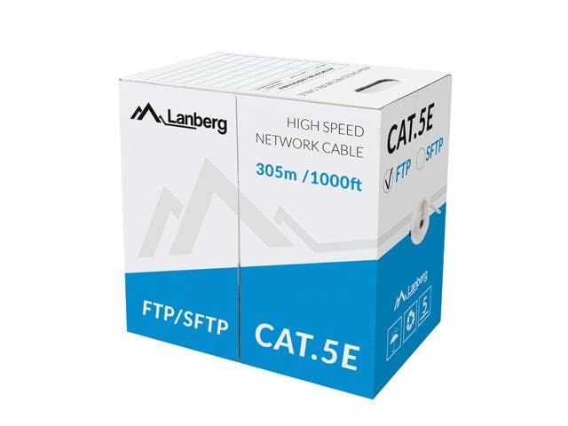 Lanberg LCF5-10CC-0305-S câble de réseau Gris 305 m Cat5e F/UTP FTP blindé - 2