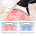 Ms.W Red Light Neck Face Massager, Facial Massager with Hot & Cold Modes for Skin Care, Vibration for Skin Tightening and Rejuvenation（Black） - Image 3