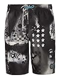 Reicht bis zum Knie Protest Jungs Beachshort Samson JR True Black 176